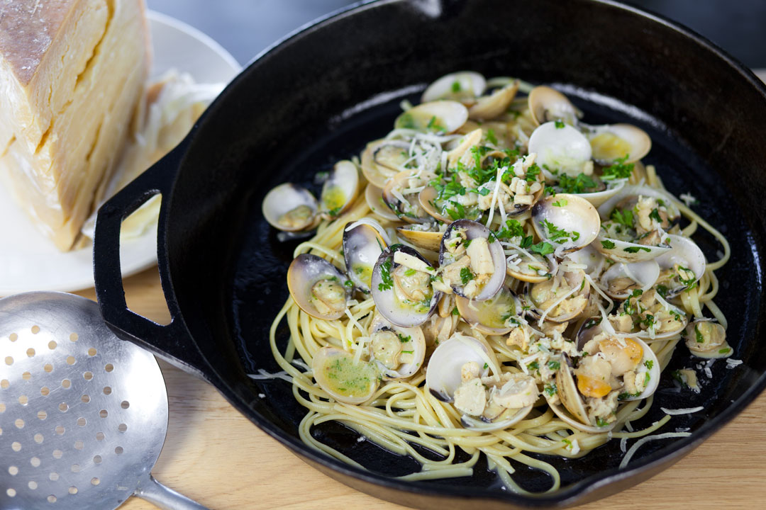 Order Linguine and Clams food online from Pizza Grille store, Camp Hill on bringmethat.com