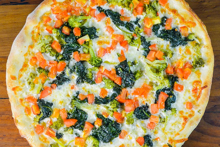 Order Veggie Pizza - Personal 12" food online from Ciconte's Italia Pizzeria store, Gibbstown on bringmethat.com
