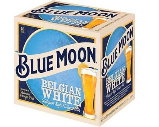 Order Blue Moon, 12pk-12oz bottle beer (5.4% ABV) food online from Tenderloin Liquor store, San Francisco on bringmethat.com