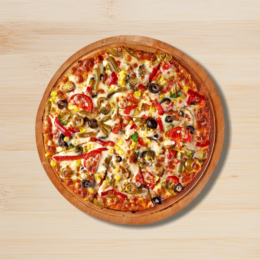 Order Divine Veggie Pizza food online from Yellow Cab Pizza  store, Atlanta on bringmethat.com