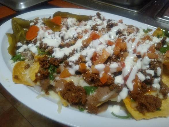 Order Nachos food online from Jarritos Mexican Restaurant store, Twin Falls on bringmethat.com