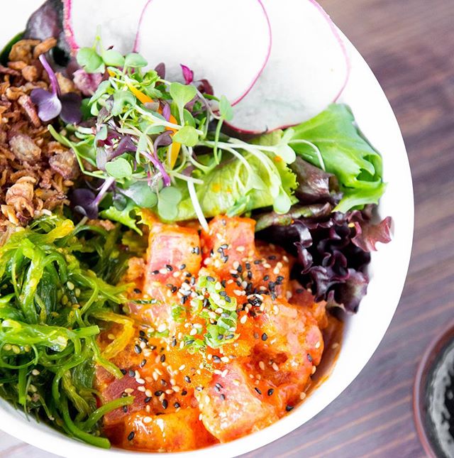 Order Spicy Tuna Poke Bowl food online from Tokyo Cube store, Los Angeles on bringmethat.com