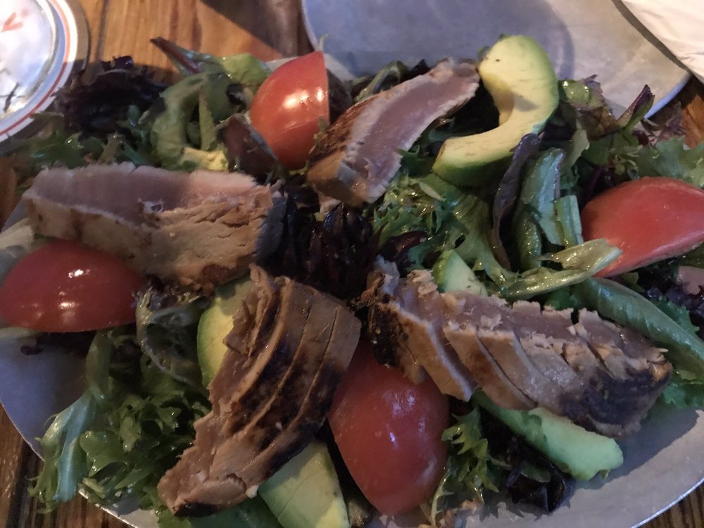 Order Seared Ahi Tuna Salad food online from Katy Trail Ice House Outpost store, Plano on bringmethat.com