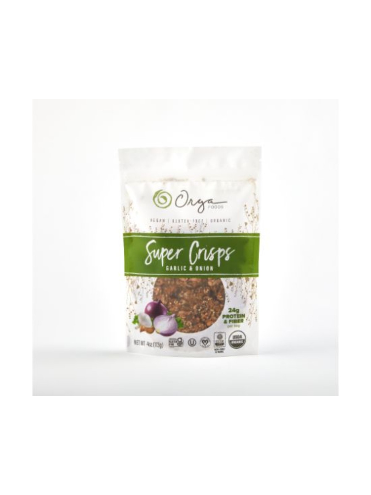 Order Orga Super Crispy Garlic and Onion Crackers (4 oz) food online from Stock-Up Mart store, Minneapolis on bringmethat.com
