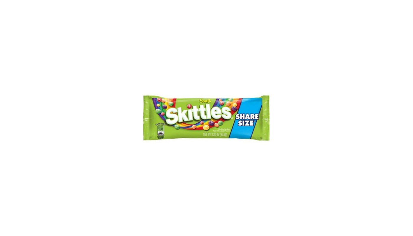 Order Skittles Sour Skittles Share Size Candy  food online from Luv Mart store, Santa Cruz on bringmethat.com