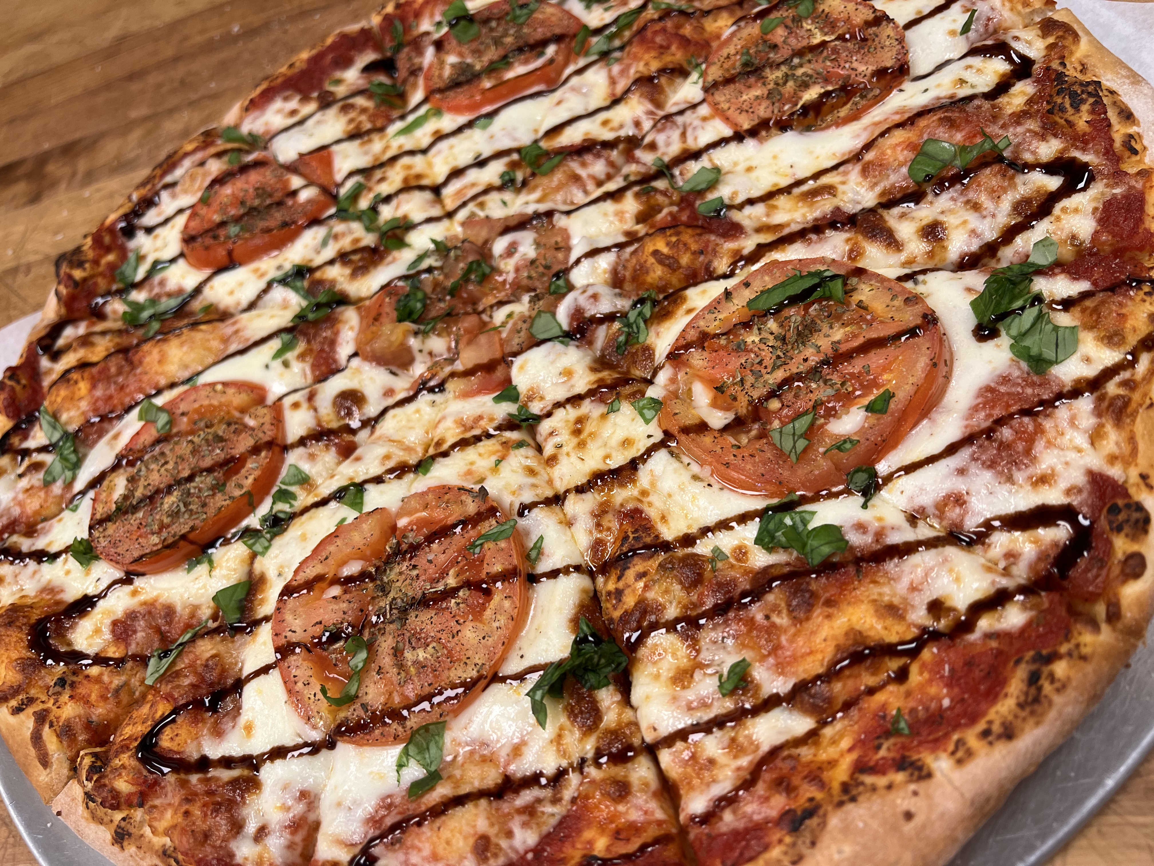 Order The Margherita Pizza 16" food online from Upland Pizza Company store, Upland on bringmethat.com