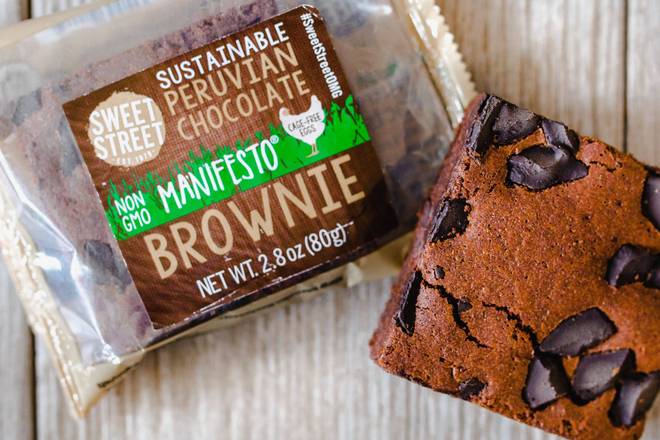 Order Peruvian Chocolate Chunk Brownie food online from Ike Love & Sandwiches store, Denver on bringmethat.com