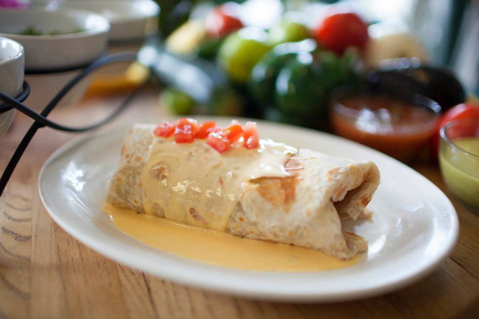 Order Super Burrito Juarez food online from Dona Chela Restaurant store, Houston on bringmethat.com