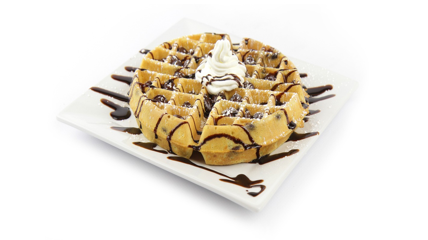 Order Chocolate Chip Waffle food online from Matty's Grill & Pancake House store, Shorewood on bringmethat.com