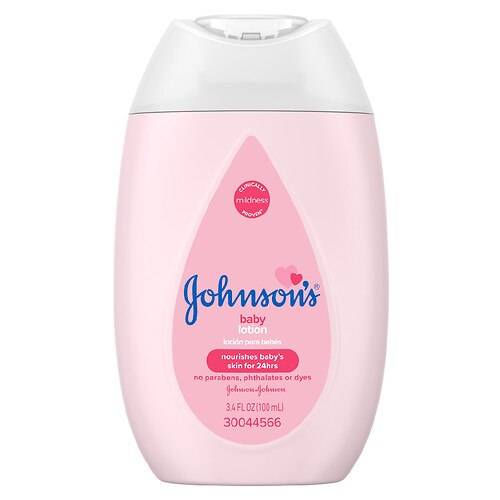 Order Johnson's Baby Moisturizing Pink Baby Lotion With Coconut Oil - 3.4 fl oz food online from Walgreens store, Gambrills on bringmethat.com