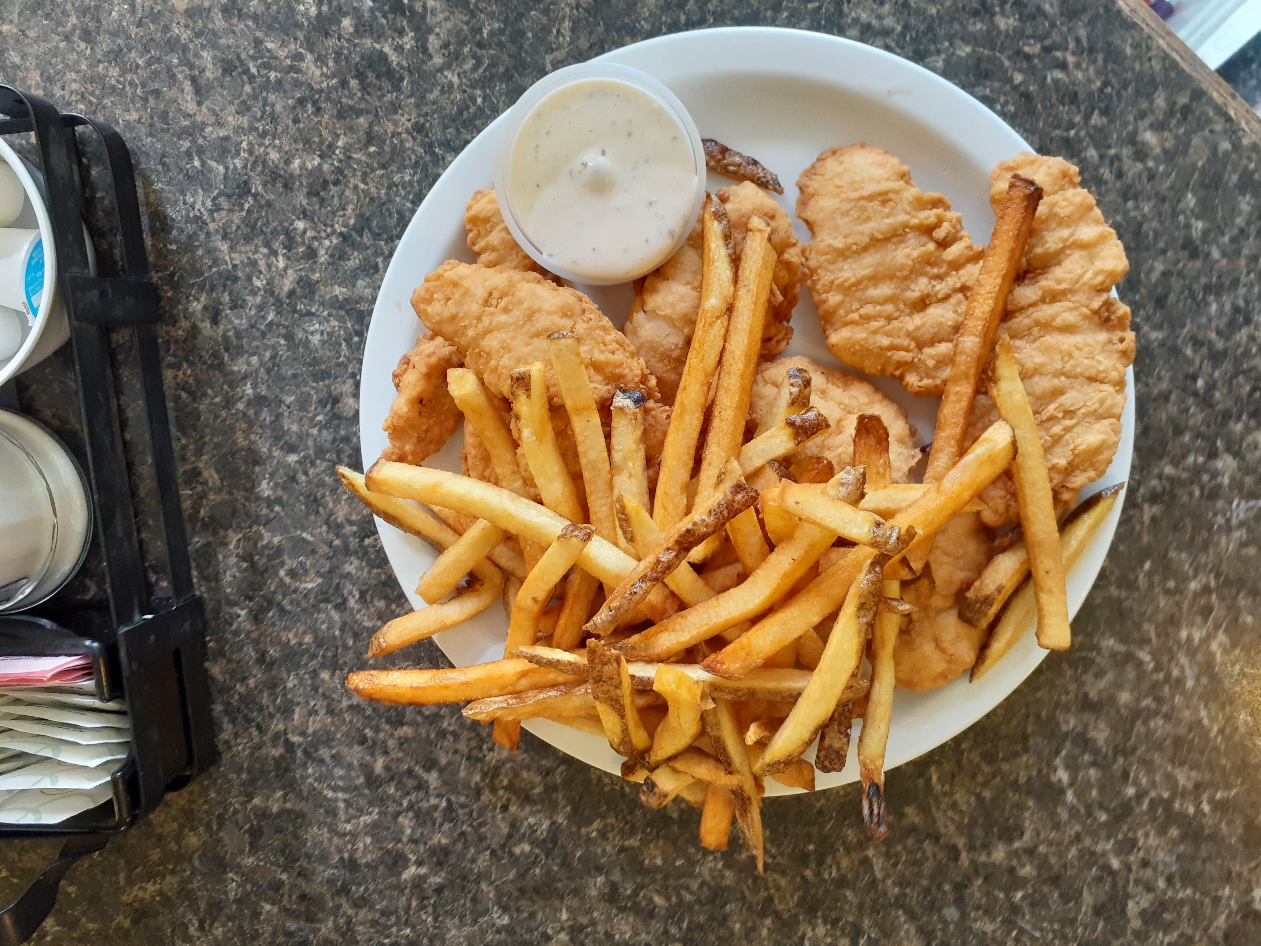 Order Chicken Fingers and Fries food online from Mountain Shadows Restaurant store, Colorado Springs on bringmethat.com