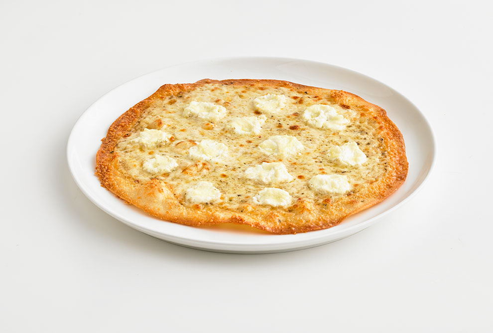 Order NY White Thin Crust Pizza food online from Boston Restaurant & Sport Bar store, Utica on bringmethat.com