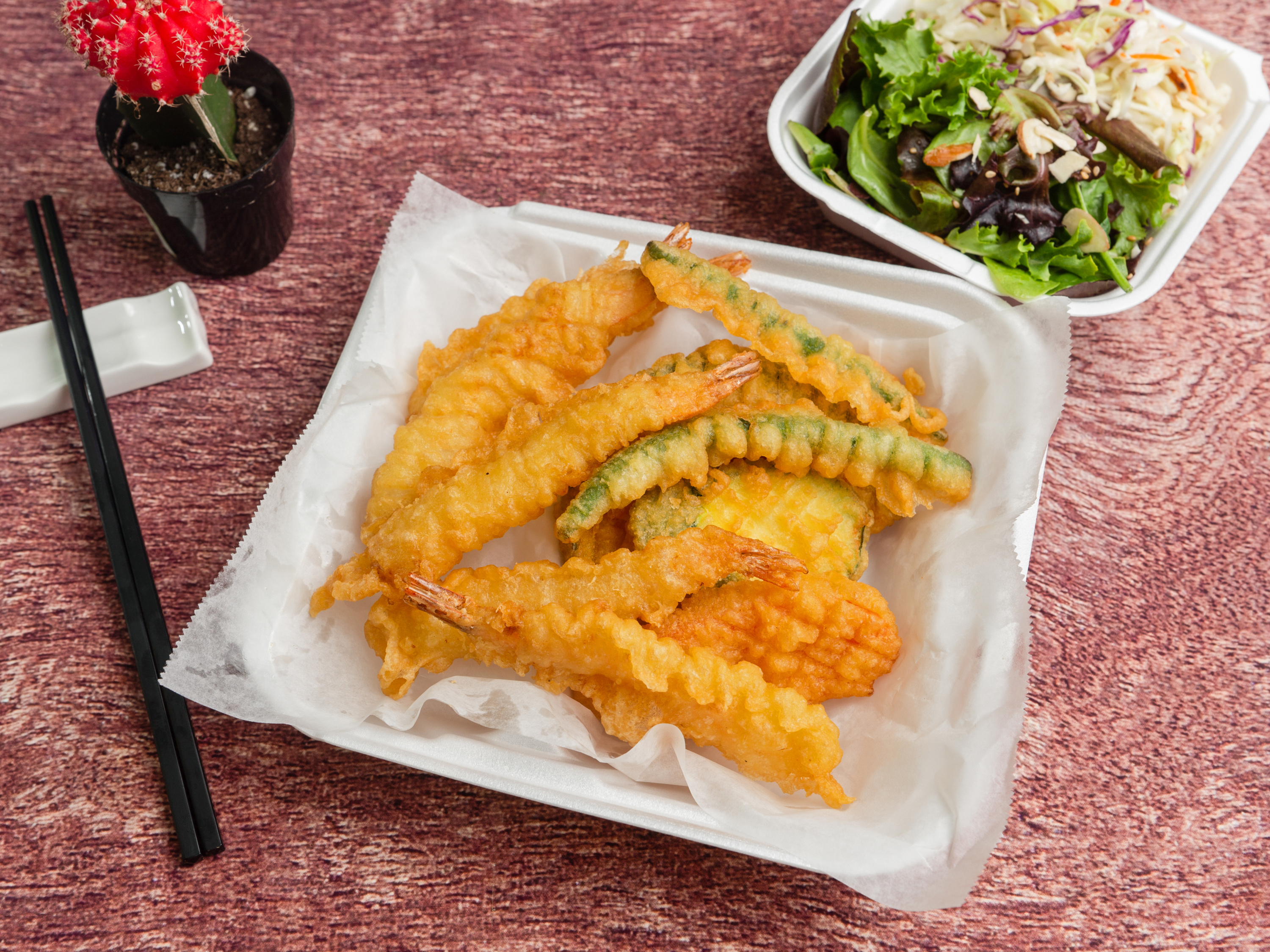 Order Tempura Plate food online from Yasai Japanese Grill store, Irvine on bringmethat.com