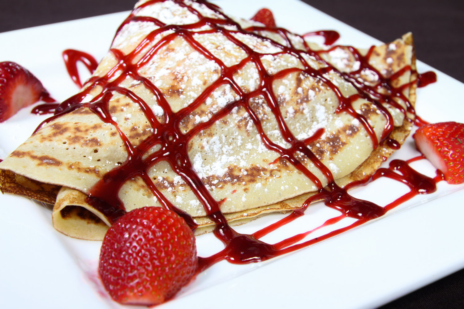 Order Very Berry Crepe food online from Honey Tree Grille store, Troy on bringmethat.com