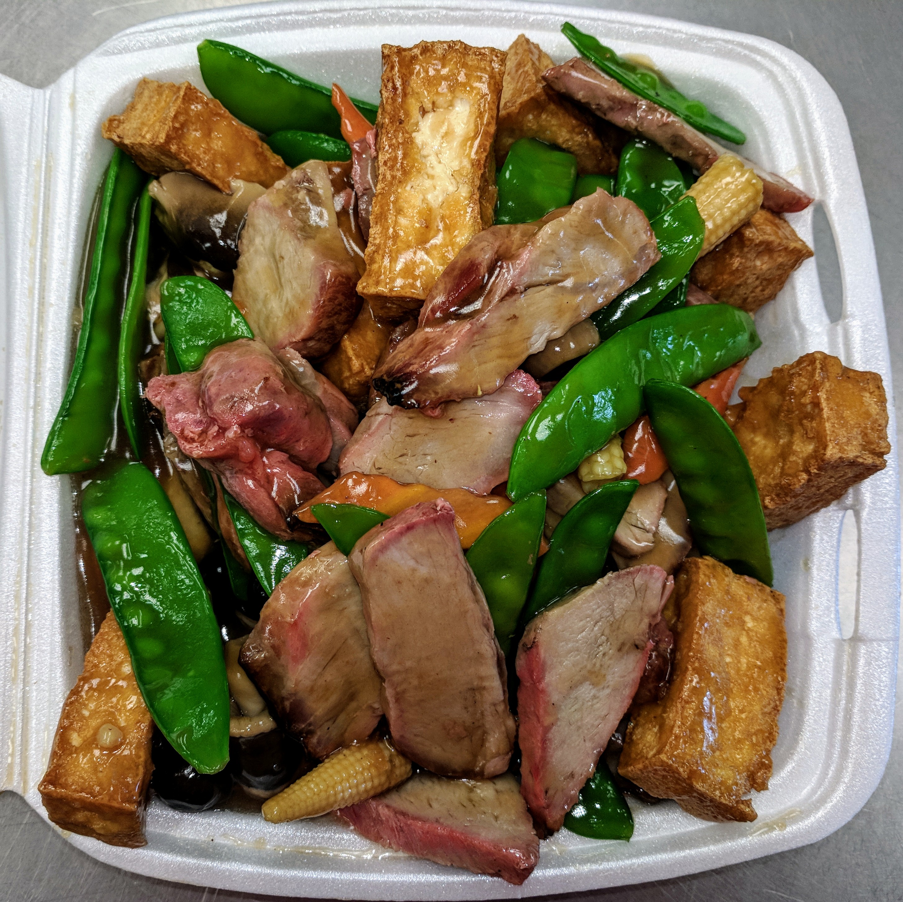 Order 45. Roast Pork with Tofu food online from Golden Pearl store, Salt Lake City on bringmethat.com