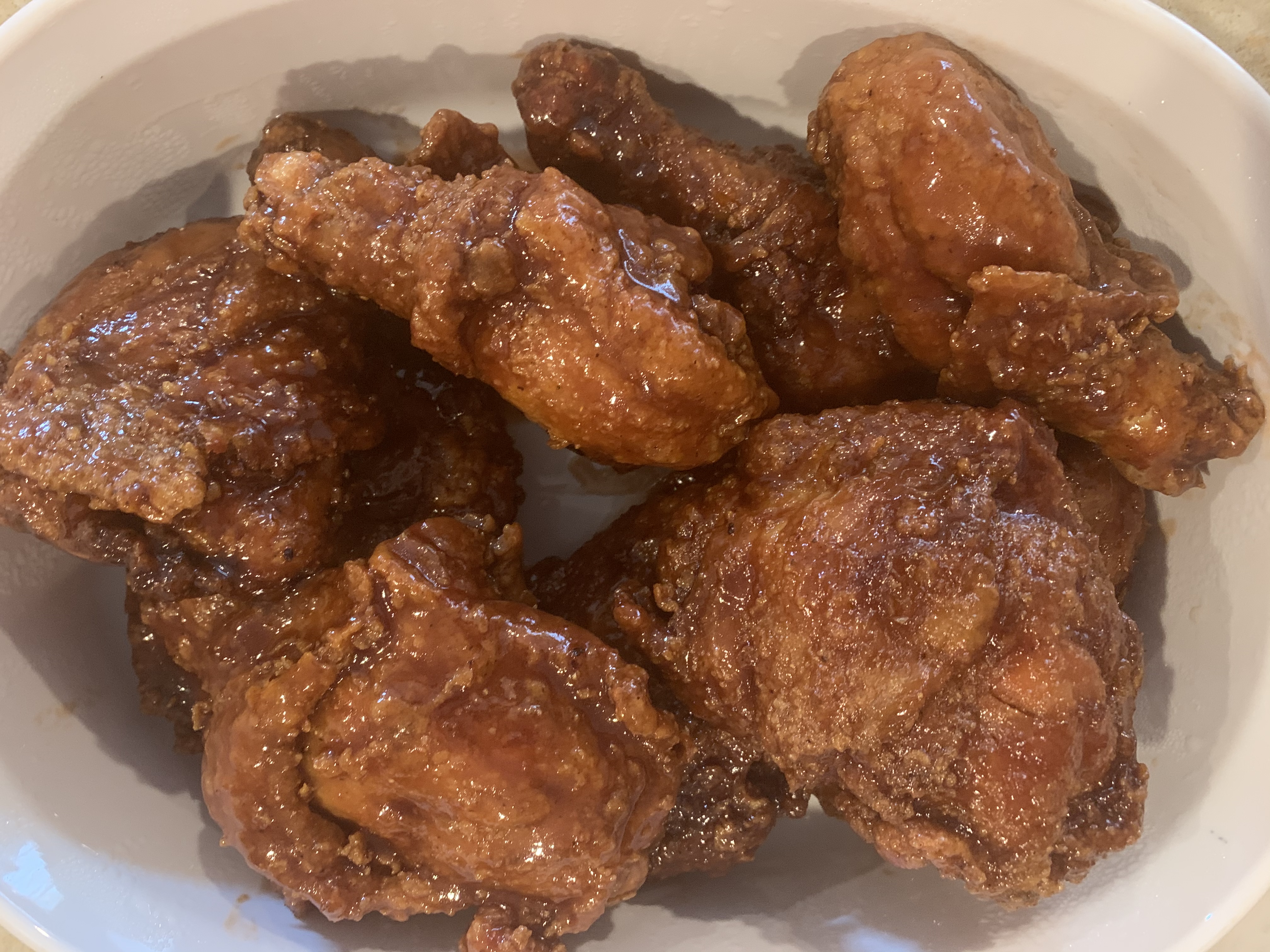 Order 8 Pieces of Mama Norma's Fried Honey Glazed BBQ Chicken Special food online from Cool Runnings Eatery store, White Plains on bringmethat.com