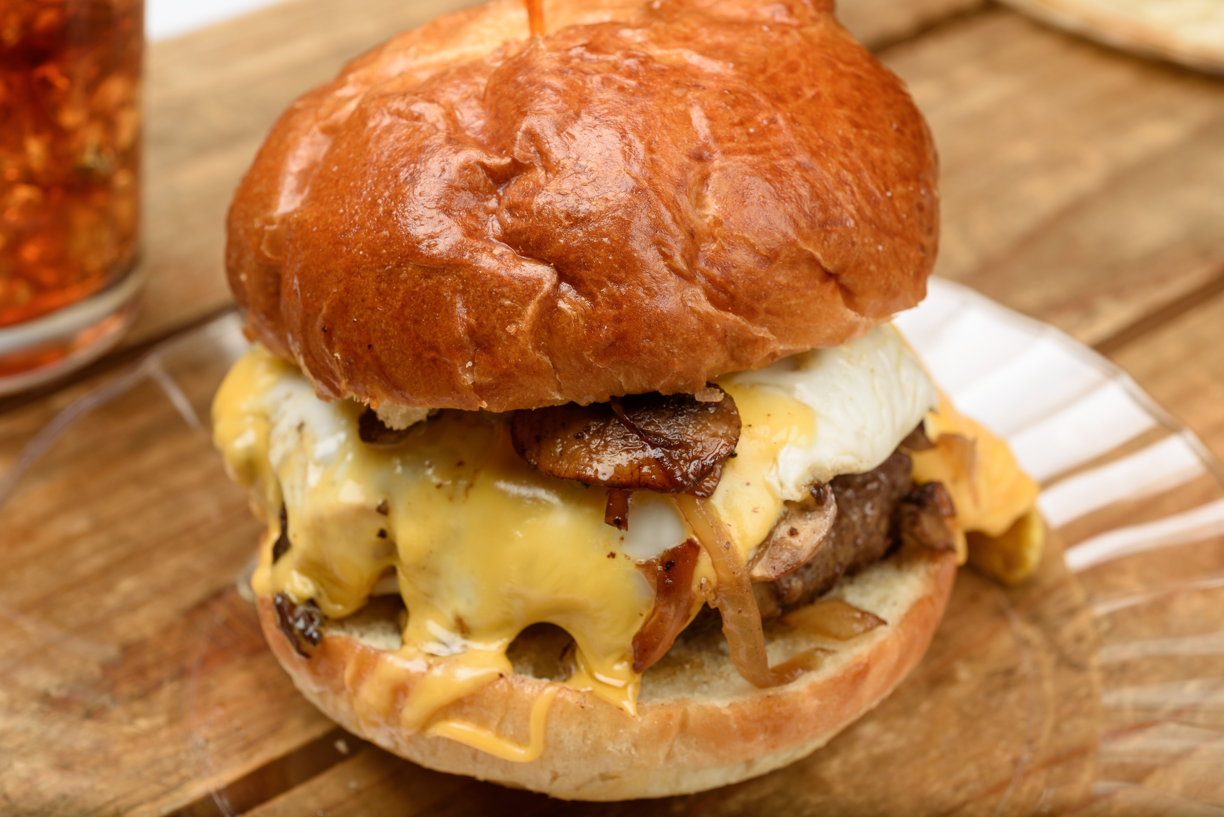 Order Egg & Cheese Burger food online from Zorbas store, Youngsville on bringmethat.com