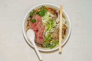 Order 8. Pho Tai Gan food online from Que Huong store, Hartford on bringmethat.com
