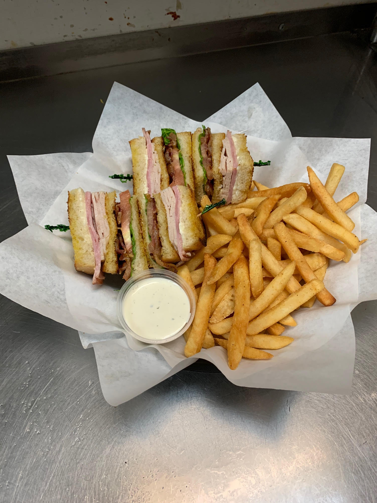 Order Club Sandwich food online from Chino Hills Brewing Co store, Chino Hills on bringmethat.com