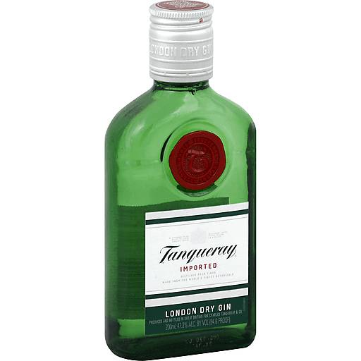 Order Tanqueray Gin 200ml (200 ML) 94436 food online from BevMo! store, Riverbank on bringmethat.com