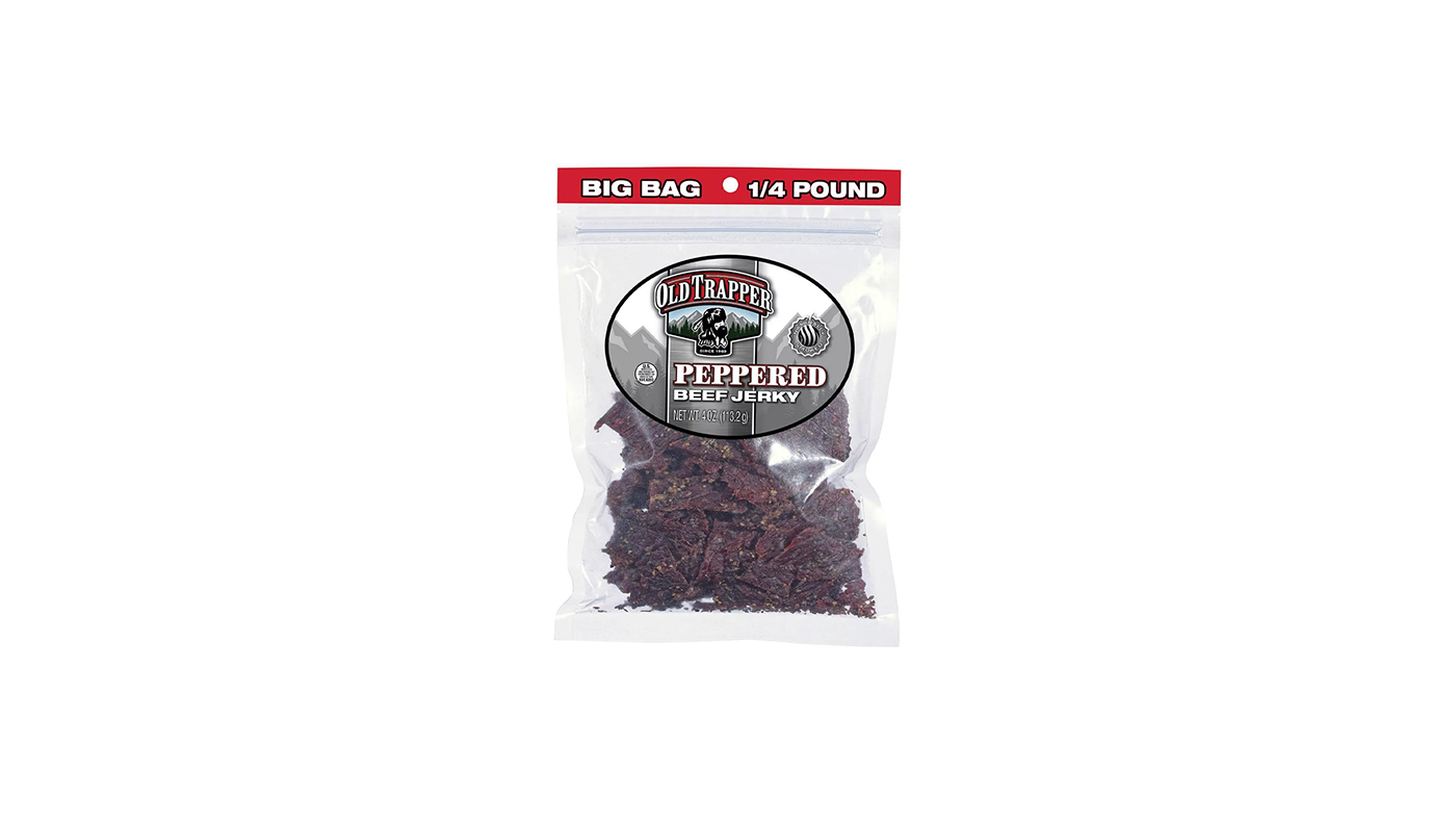 Order Old Trapper Peppered Beef Jerky 10oz food online from Chevron Extramile store, Temecula on bringmethat.com
