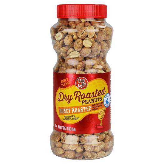 Order Big Win Dry Roasted Honey Peanuts (16 oz) food online from Rite Aid store, Yamhill County on bringmethat.com