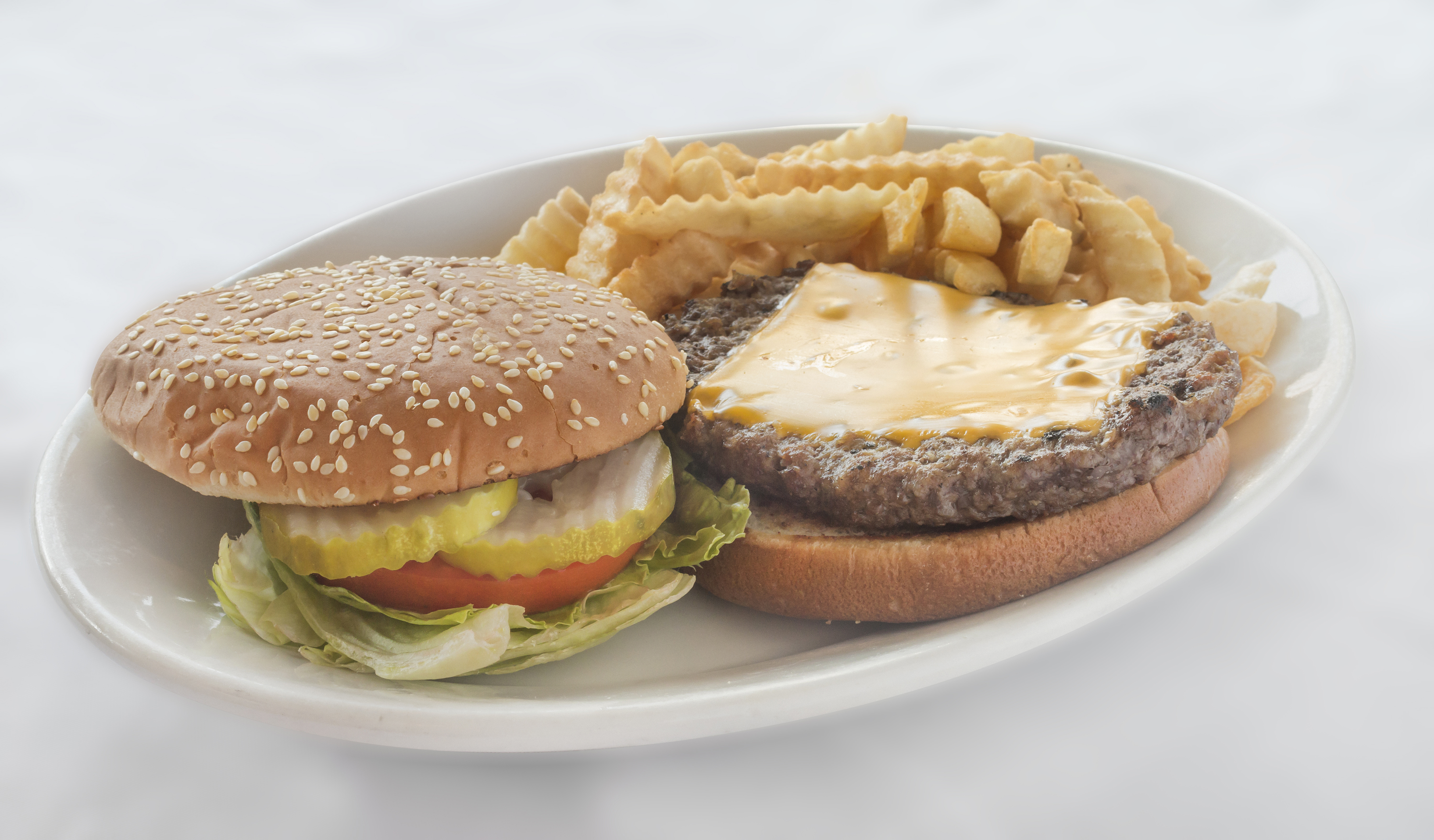 Order Cheeseburger Plain food online from Golden Apple Restaurant store, Chicago on bringmethat.com