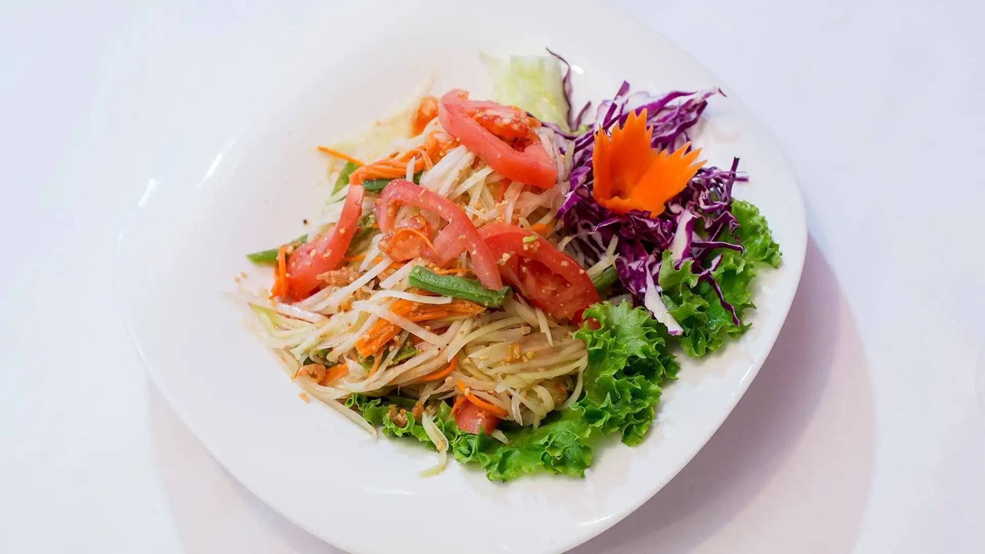 Order Papaya Salad food online from Shana Thai Restaurant store, Mountain View on bringmethat.com