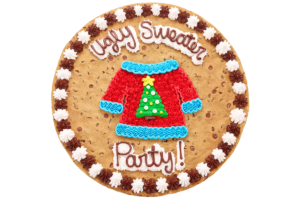 Order Ugly Sweater Party Cookie Cake food online from American Deli on Broad St. store, Athens on bringmethat.com