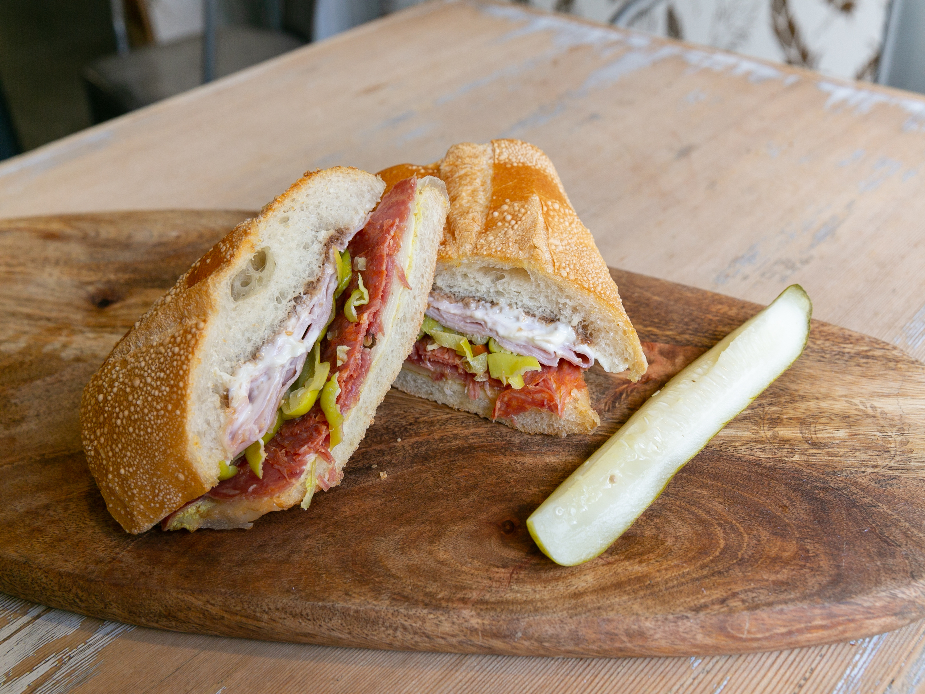 Order Hot Italian Sandwich food online from The Cheese Shop store, Costa Mesa on bringmethat.com