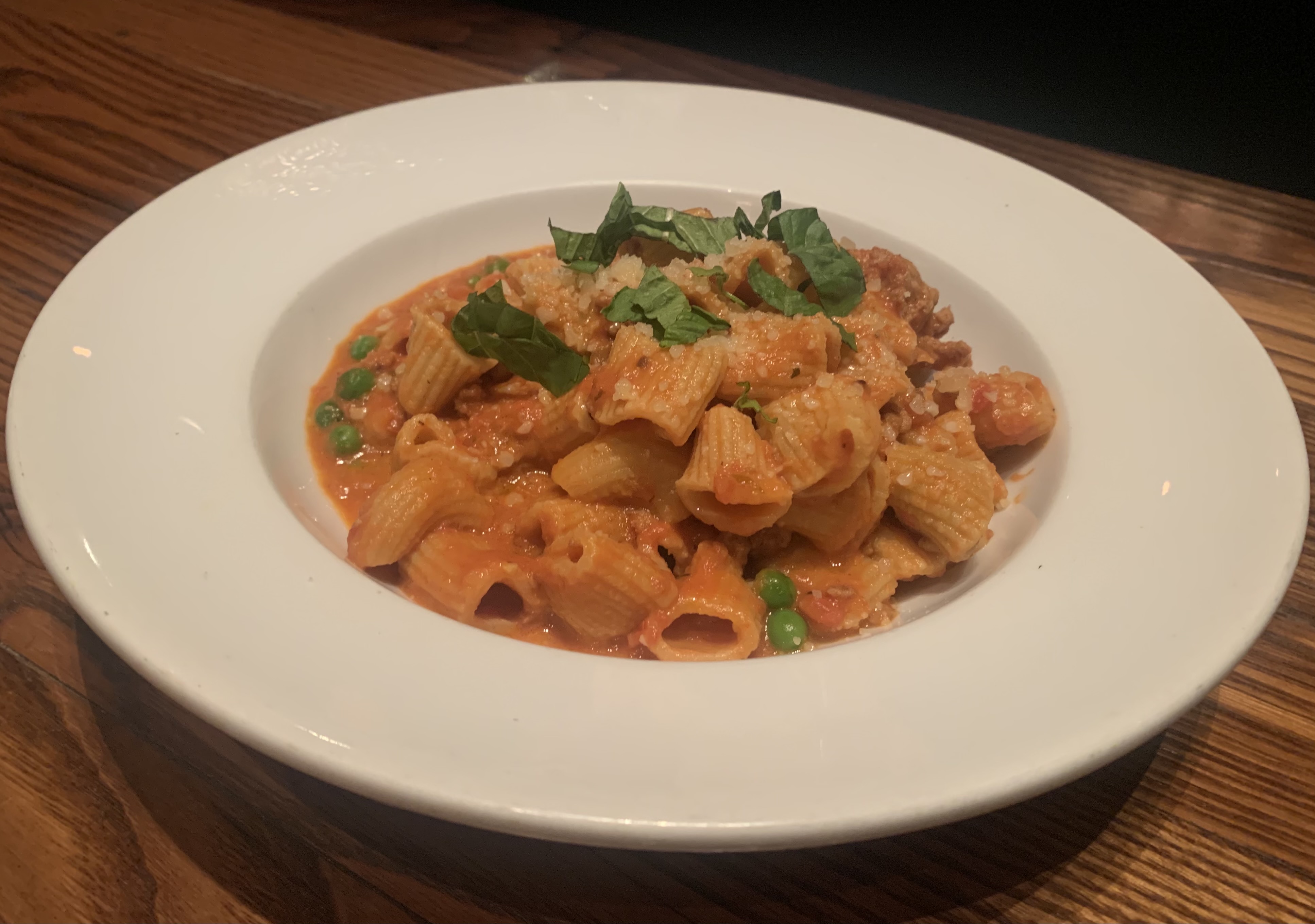 Order Spicy Rigatoni food online from Tribeca Grill store, New York on bringmethat.com