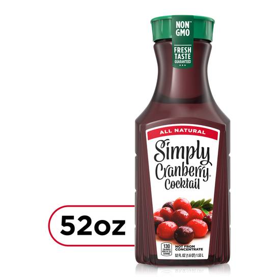 Order Simply Cranberry Cocktail Fruit Juice food online from Deerings Market store, Traverse City on bringmethat.com