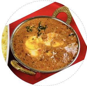 Order Egg Curry food online from Mithu Indian Cuisine store, Grand Rapids on bringmethat.com