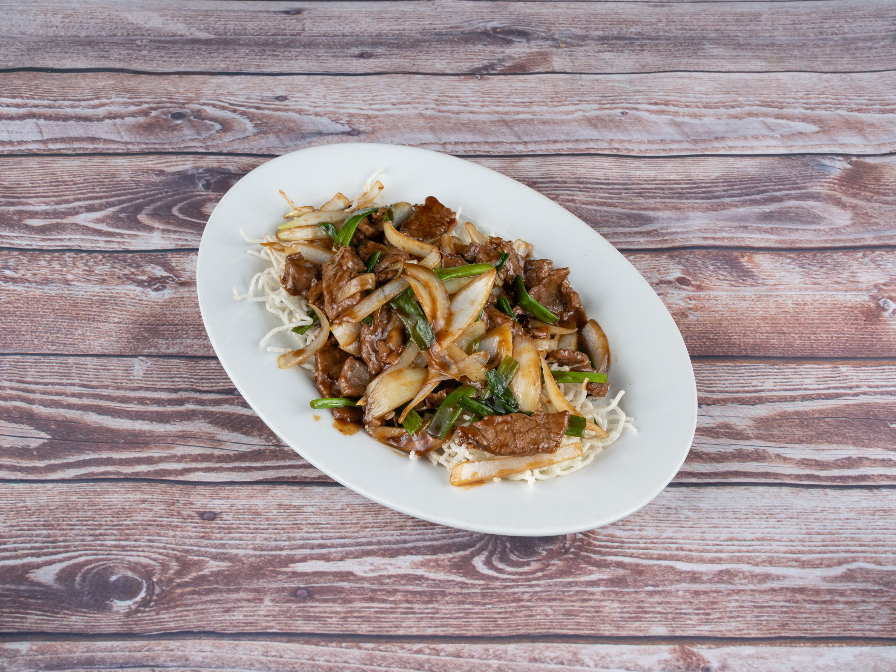 Order Mongolian Beef food online from Ambassador Chinese Restaurant Inc store, Houston on bringmethat.com
