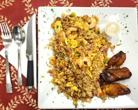 Order Arroz Frito (Fried Rice) food online from Latín American Restaurant store, Hialeah Gardens on bringmethat.com