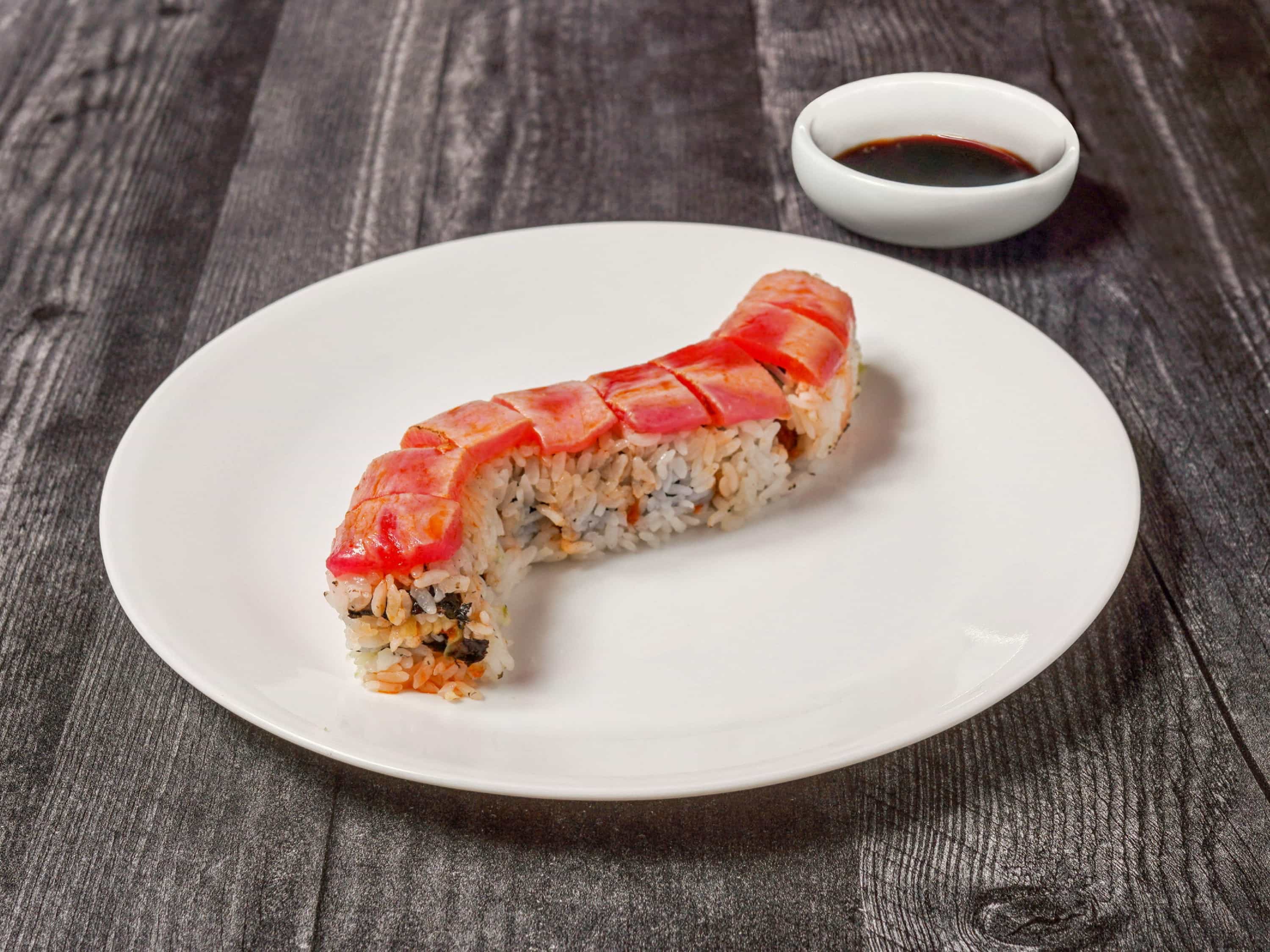 Order Tataki Tuna Roll food online from Sushi Express store, Park Ridge on bringmethat.com