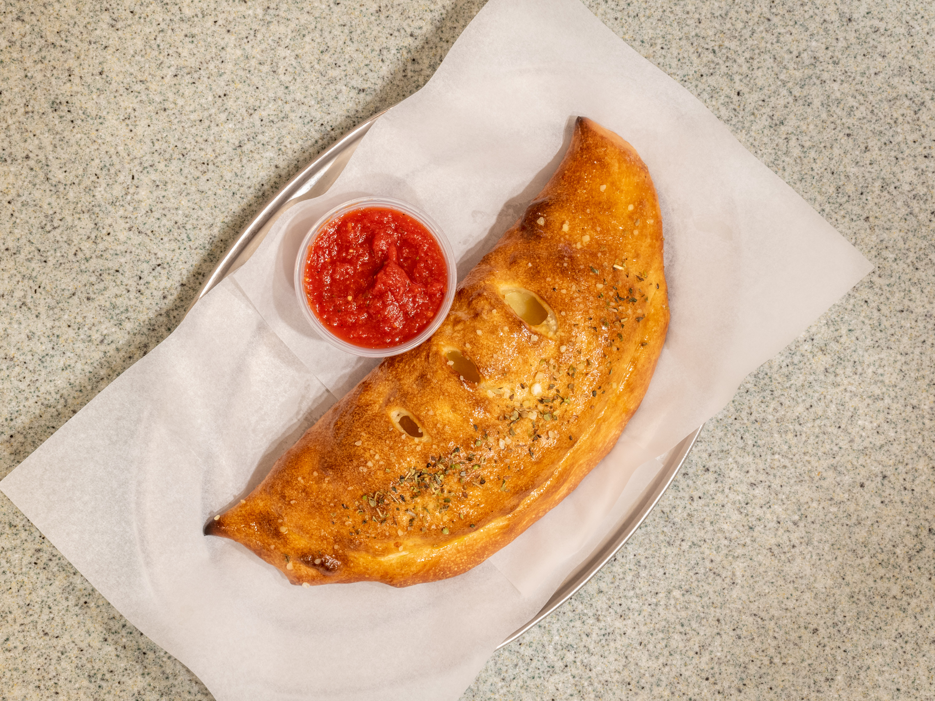 Order 1. Cheese Calzone food online from La Pizza Italian Kitchen store, Dublin on bringmethat.com