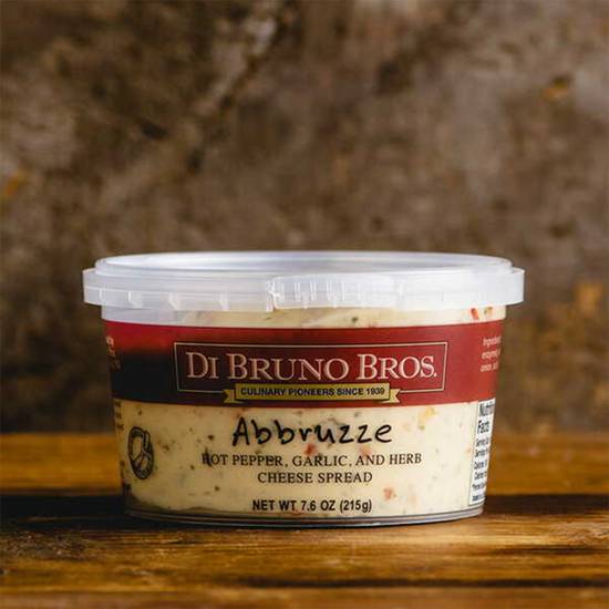 Order Di Bruno Bros. Abbruzze Cheese Spread 7.6oz food online from Everyday Needs by Gopuff store, Lansdowne on bringmethat.com