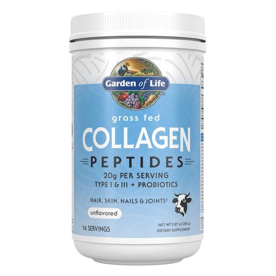 Order Garden of Life Collagen Peptides Dietary Supplement Unflavored (9.87 oz) food online from Rite Aid store, Palm Desert on bringmethat.com