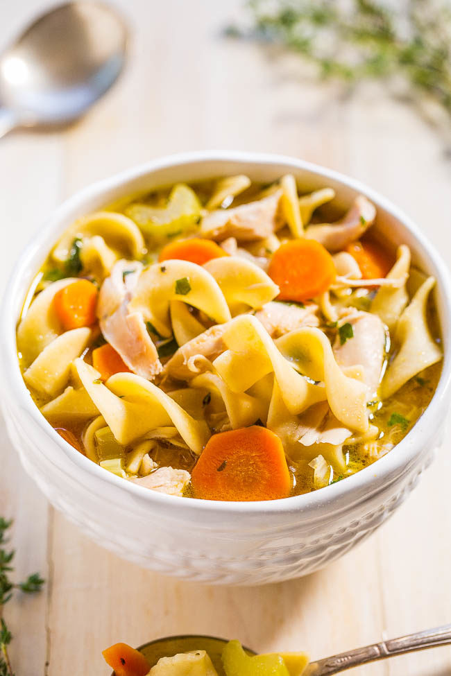 Order Chicken Noodle Soup food online from Goldie's Deli and Restaurant store, Strongsville on bringmethat.com