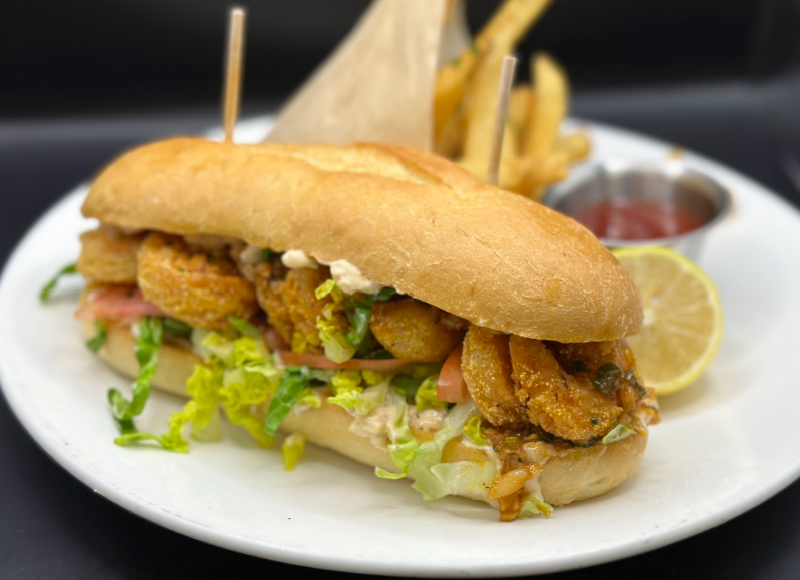Order Louisiana Shrimp Po' Boy food online from TAPS Fish House & Brewery store, Brea on bringmethat.com