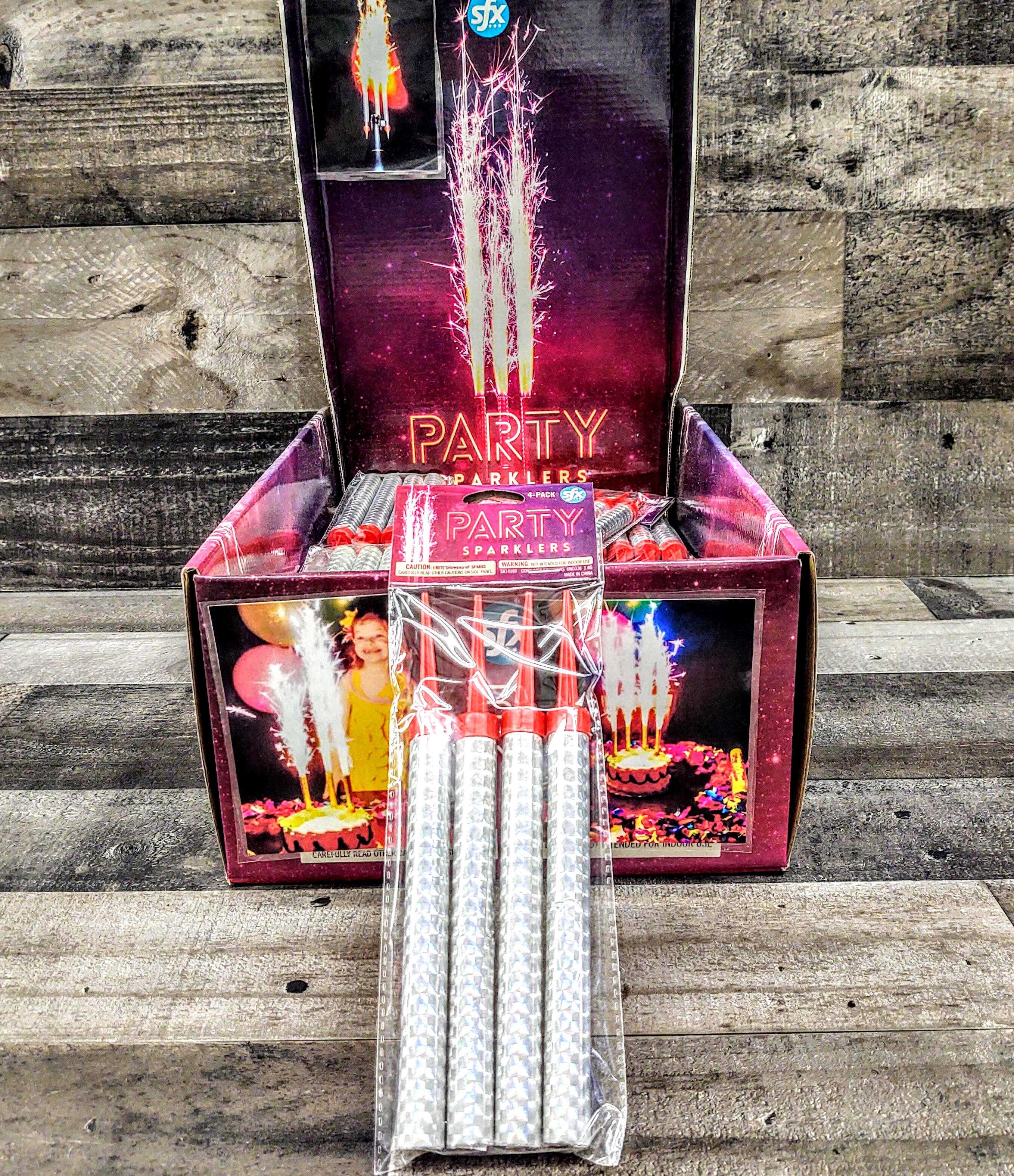 Order 4 Pack of Sparkler Candles food online from Normandie Bakery store, Hazlet on bringmethat.com
