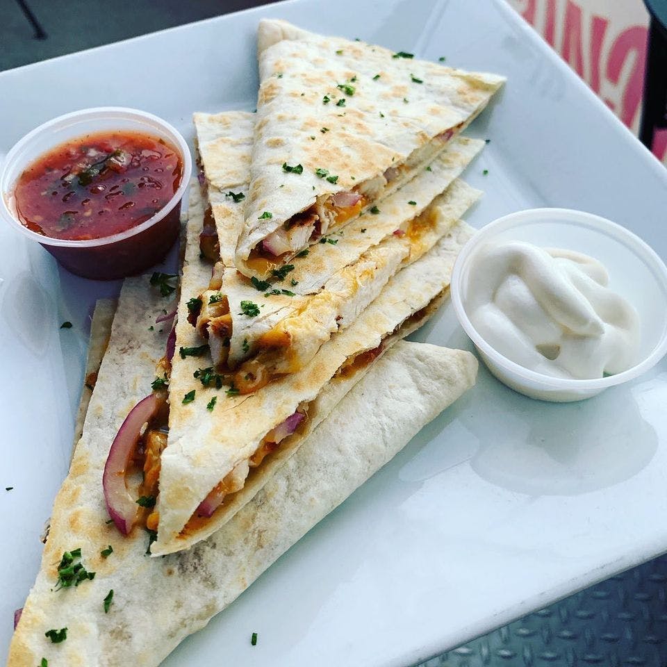 Order Quesadilla - Appetizer food online from My Bar & Grille store, Milford on bringmethat.com