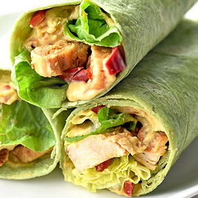 Order #94 - Grilled Chicken Wrap food online from Tj Deli store, Winston Salem on bringmethat.com