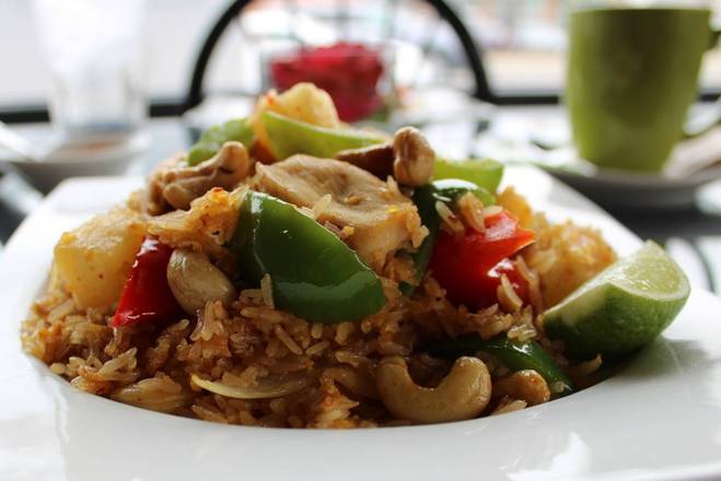 order online - Cashew Nut and Pineapple Fried Rice from Bree Thai Restaurant on bringmethat.com