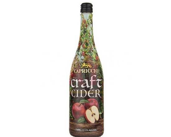 Order Capriccio Craft Cider 750ml bottle (12.5% ABV) food online from Central Liquor Market store, Los Angeles on bringmethat.com