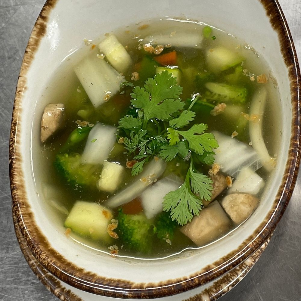 Order Vegetable Soup food online from Ploy Thai Cuisine store, The Woodlands on bringmethat.com