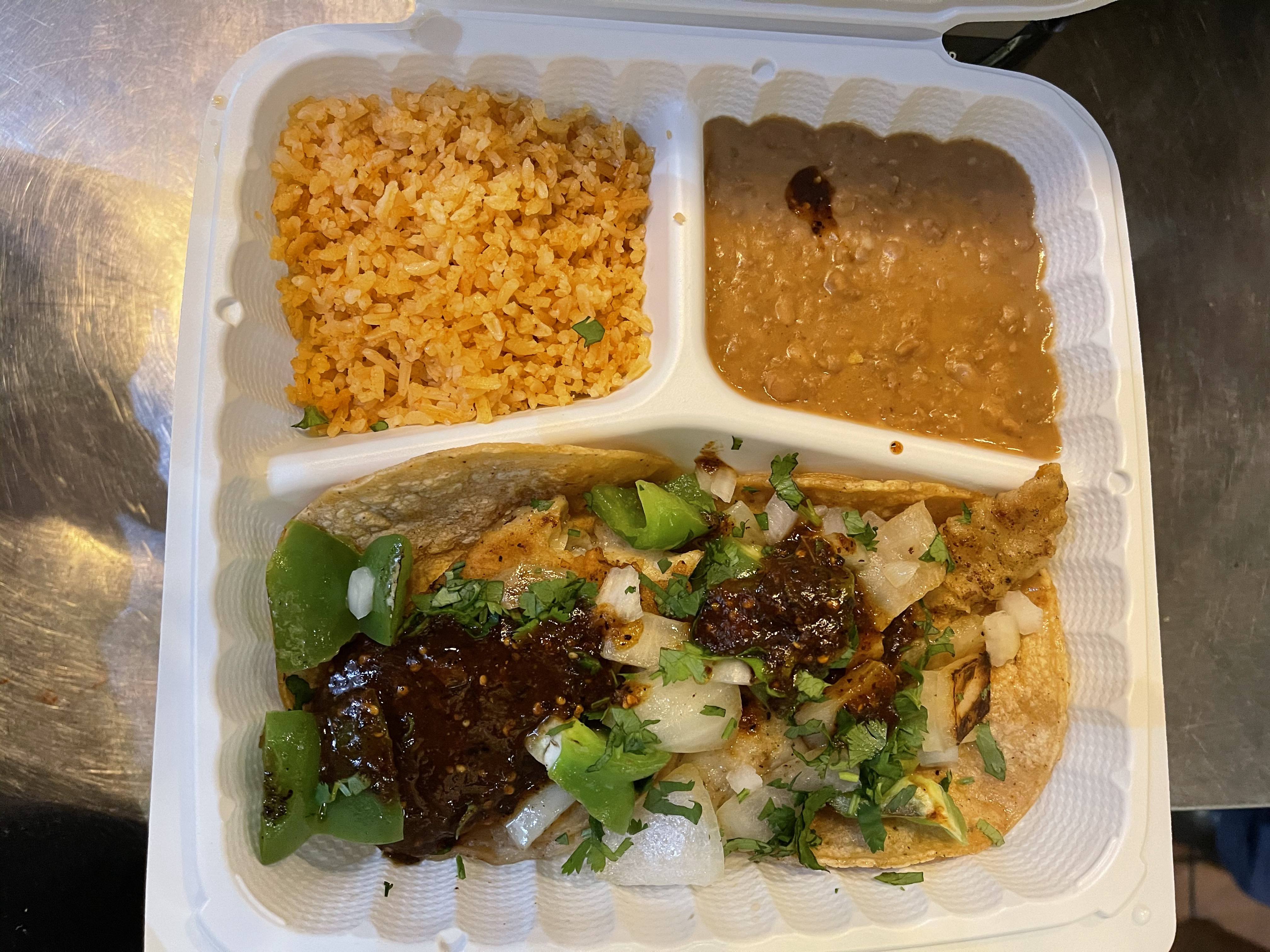 Order Seafood Taco Plate food online from Taco Boys store, San Francisco on bringmethat.com