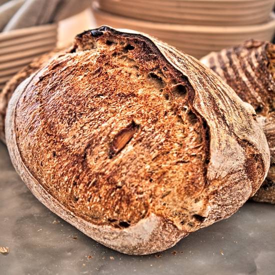 Order Rosemary Garlic Sourdough food online from Squarz Bakery & Cafe store, Tempe on bringmethat.com