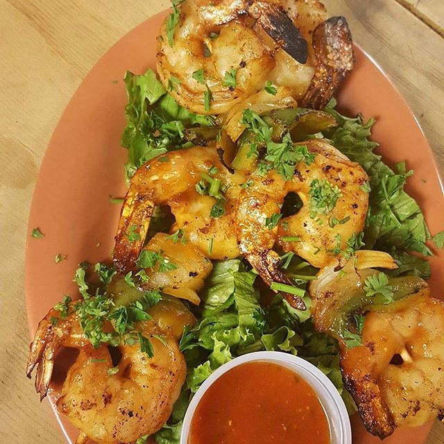 Order 6 Grilled Shrimp food online from Ali Baba Grill store, Boulder on bringmethat.com
